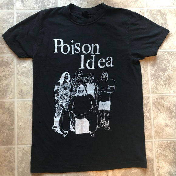 Tops - Poison Idea Punk Band Shirt